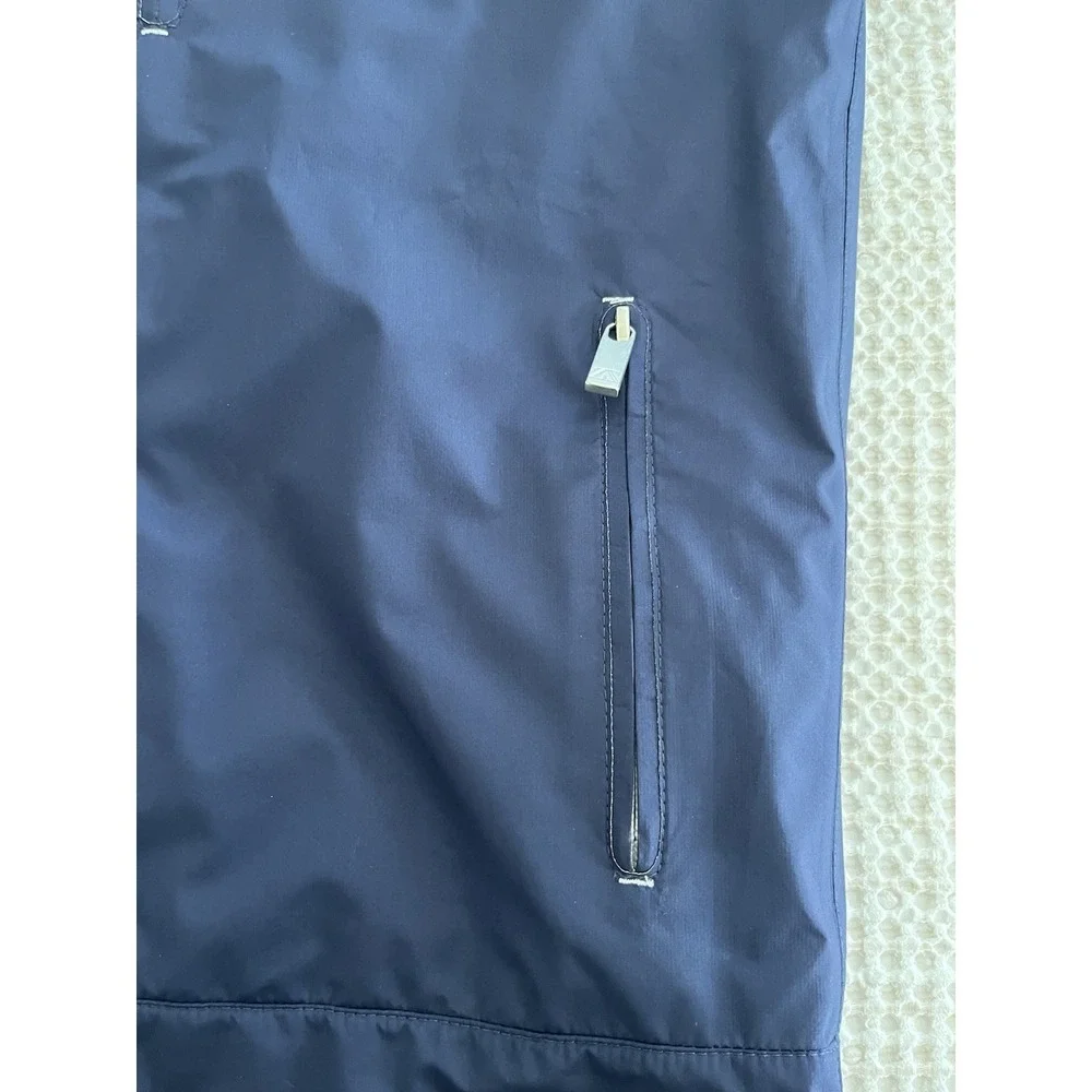 Zegna Sport Waterproof Rain Ocean Jacket Coat Mens Medium Navy Blue Windbreaker
